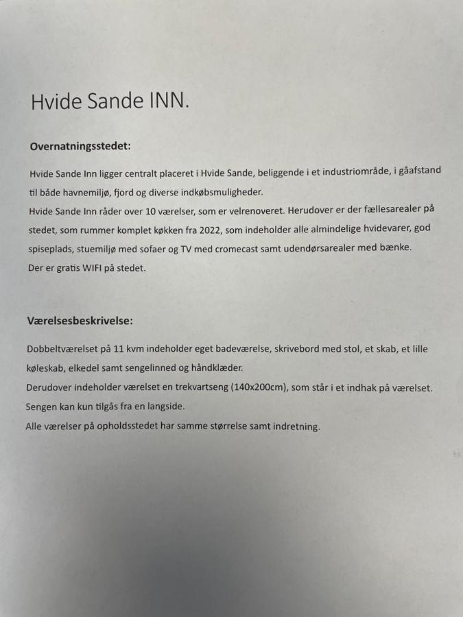 Hvide Sande Inn Bagian luar foto