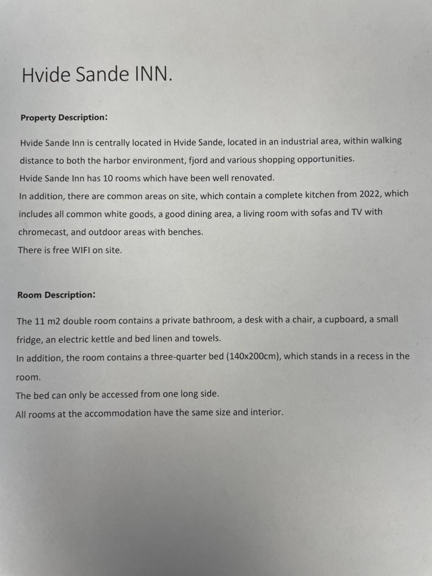 Hvide Sande Inn Bagian luar foto